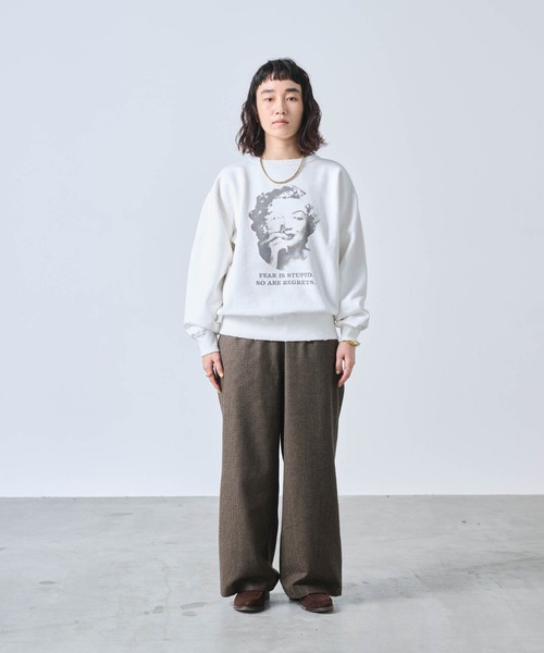【関税込み】Neighborhood カーキ ダメージ スウェットシャツ KHA:KI / カーキ」DAMAGE SWEAT SHIRT My MUSE（スウェット