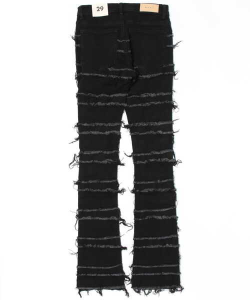 セール】【mnml】X597 PANELED SKINNY STACKED DENIM [I