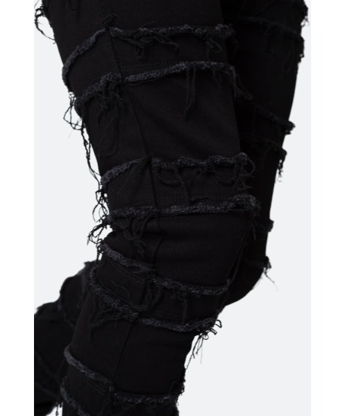 セール】【mnml】X597 PANELED SKINNY STACKED DENIM [I