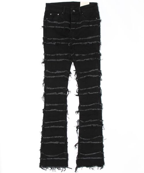 セール】【mnml】X597 PANELED SKINNY STACKED DENIM [I]（デニム
