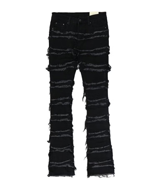 mnml（ミニマル）の「【mnml】X597 PANELED SKINNY STACKED DENIM [I]（デニムパンツ・メンズ・ブラック・28/30/32/34/29/38/36）」の15枚目の写真