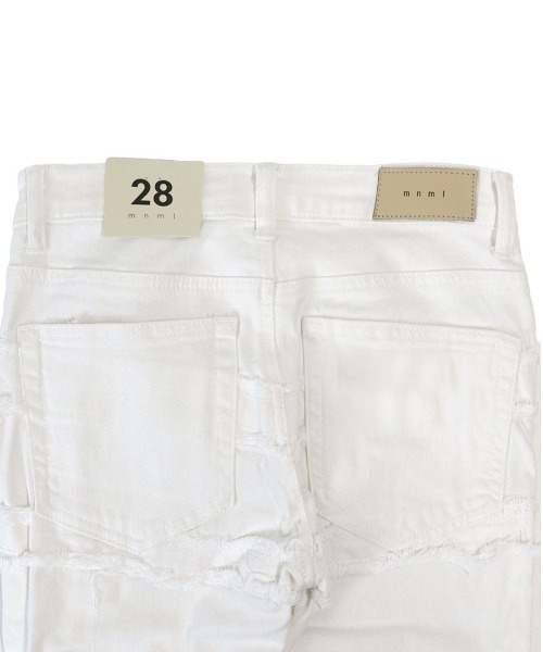 mnml（ミニマル）の「【mnml】X597 PANELED SKINNY STACKED DENIM [I]（デニムパンツ・メンズ・ブラック・28/30/32/34/29/38/36）」の19枚目の写真