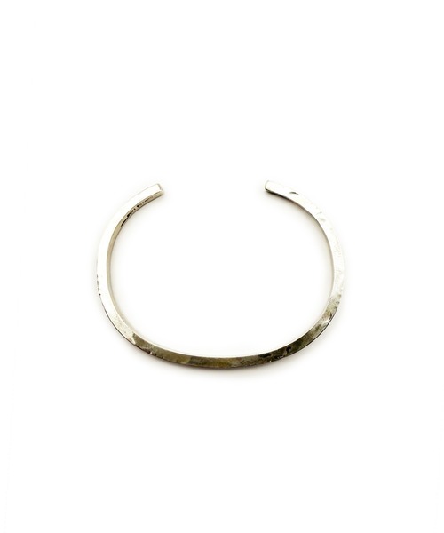 Indian Jewelry(インディアンジュエリー)の「THEATER シアター フラットシェイブネイティブデザインスタンプワークスリムシルバーバングル Made in USA(バングル/リストバンド・メンズ・シルバー・FREE)」の5枚目の写真