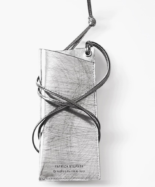 PATRICK STEPHAN(パトリックステファン)の「パトリック ステファン / Leather glasses case メガネケース(その他小物・メンズ・シルバー系その他2/ブラック・FREE)」の2枚目の写真
