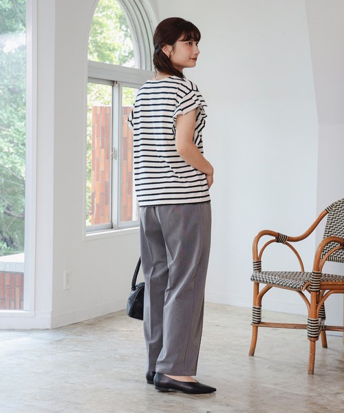 BEAMS HEART（ビームスハート）の「グルカ スラックス パンツ（スラックス・レディース・ブラウン/グレー・FREE）」の20枚目の写真