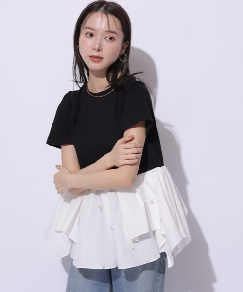 タフタドッキングパールTシャツ（Tシャツ/カットソー