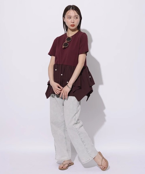 Mystrada（マイストラーダ）の「タフタドッキングパールTシャツ（T