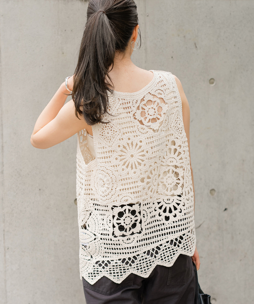 美品♪フレームワーク 刺繍フリンジブラウス インドコットン バンドカラーシャツ コットンポプリンカットワーク刺繍ブラウス|FUNNY COMPANY+