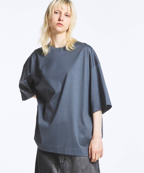UNISEX》Sea Island Cotton Crew Neck T-shirt/シーアイランド