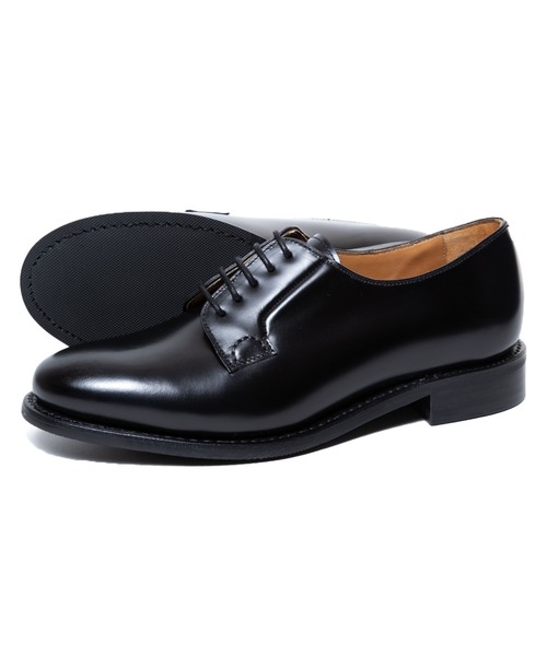 Berwick バーウィック プレーントゥ 184 レザー＆ラバーソール（ドレス