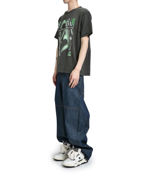 FORSOMEONE(フォーサムワン)の「MOTORS TEE(Tシャツ/カットソー・メンズ・ブラック・48)」の4枚目の写真