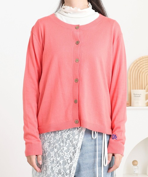 美品　新品同様　ANNA RITANイタリー製ニットボレロ　定価4万円 EX. Evelina knit PK EX.AW2324-PK AKIRANAKA 別注