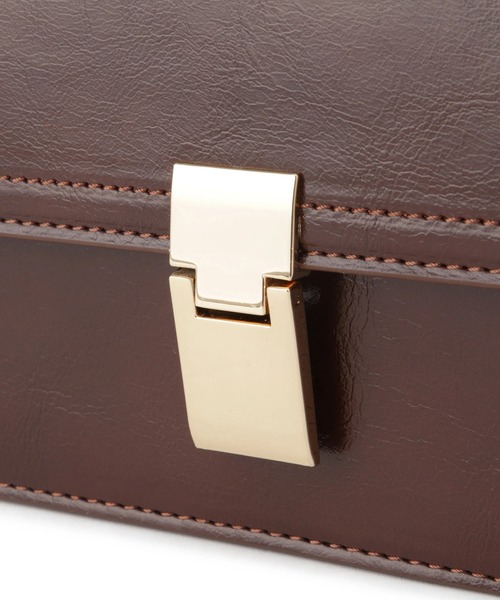 ROPE' PICNIC(ロペピクニック)の「【WEB限定カラー】me fit BAG バーチカルラインワイドショルダーバッグ(ショルダーバッグ・レディース・ボルドー/グレー系その他/ブラック/ダークグリーン・FREE)」の11枚目の写真