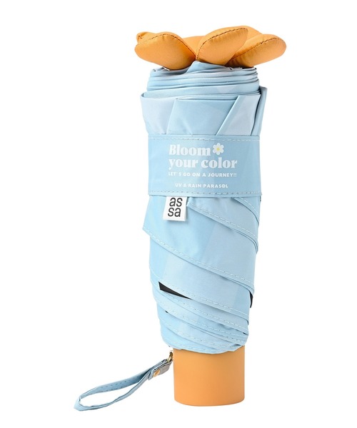 collex（コレックス）の「Ohana Parasol 折りたたみ日傘 チェック【assa】（折りたたみ傘・レディース・レッド/ブルー・フリー）」の8枚目の写真