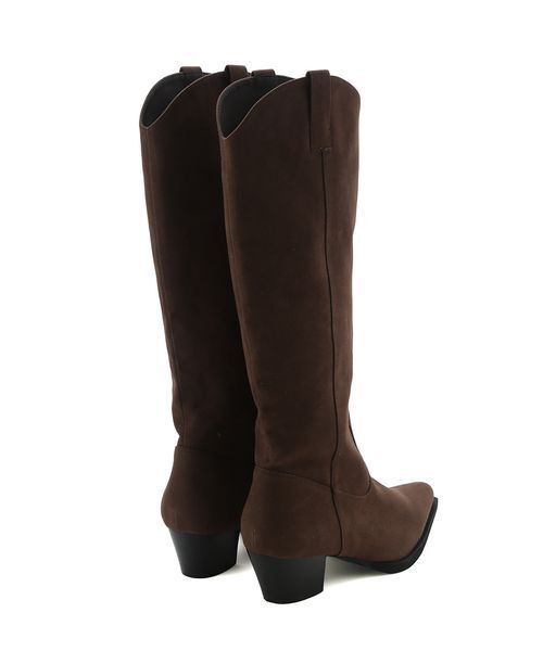 FRAY I.D（フレイアイディー）の「ウエスタンロングブーツ（ブーツ・レディース・ブラウン/ブラック・36/37/38）」の12枚目の写真