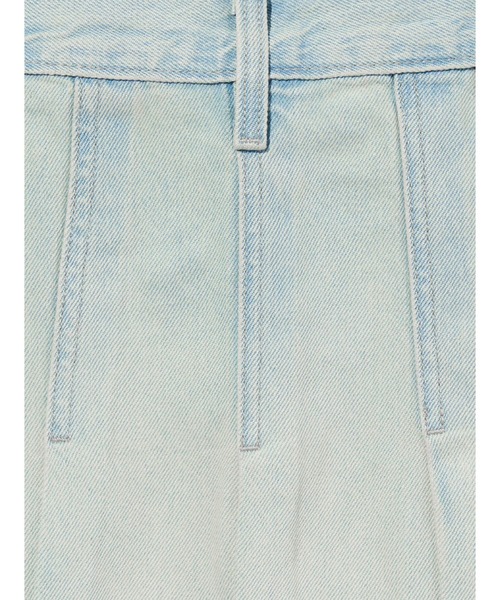 Levi's(リーバイス)の「Levi's/リーバイス PLEATED ミニスカート(デニムスカート・レディース・ライトインディゴブルー・23inch/24inch/25inch/26inch/27inch/28inch)」の8枚目の写真