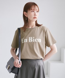 ROPE' PICNIC | 【UVカット・接触冷感・汗染み加工】フロッキーロゴTシャツ(Tシャツ/カットソー)