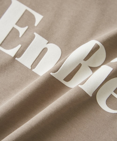 ROPE' PICNIC（ロペピクニック）の「【UVカット・接触冷感・汗染み加工】フロッキーロゴTシャツ（Tシャツ/カットソー・レディース・カーキ/モスグリーン/ホワイト/チャコールグレー・38）」の21枚目の写真