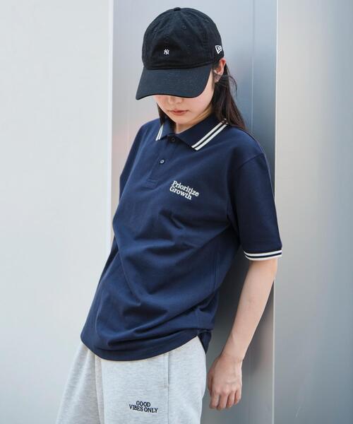 WEGO（ウィゴー）の「WEGO/ワンポイント刺繍カノコポロ（ポロシャツ・メンズ・ネイビー/ホワイト/ブラウン・LARGE/MEDIUM）」の19枚目の写真