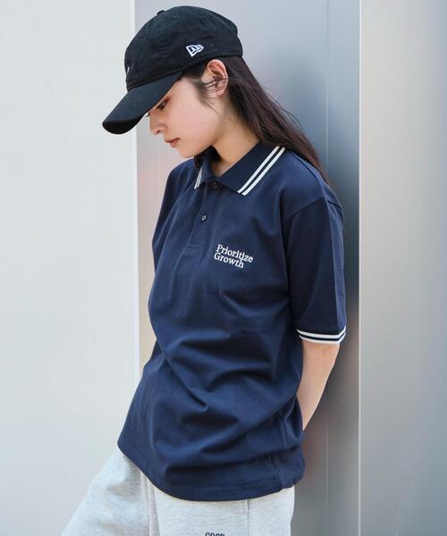 WEGO（ウィゴー）の「WEGO/ワンポイント刺繍カノコポロ（ポロシャツ・メンズ・ネイビー/ホワイト/ブラウン・LARGE/MEDIUM）」の20枚目の写真