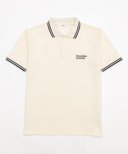 WEGO（ウィゴー）の「WEGO/ワンポイント刺繍カノコポロ（ポロシャツ・メンズ・ネイビー/ホワイト/ブラウン・LARGE/MEDIUM）」の22枚目の写真