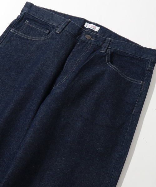 HANES（ヘインズ）の「【HANES/ヘインズ】ワイドフィットストレート デニムパンツ（デニムパンツ・メンズ・インディゴブルー/ライトブルー/ブルー/ブラック・S/M/L/LL）」の10枚目の写真