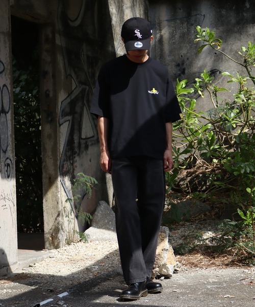 HANES(ヘインズ)の「【HANES/ヘインズ】ワイドフィットストレート デニムパンツ(デニムパンツ・メンズ・インディゴブルー/ライトブルー/ブルー/ブラック・S/M/L/LL)」の8枚目の写真