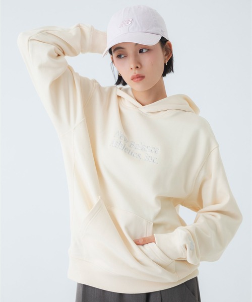 NEW BALANCE(ニューバランス)の「Athletics クラシックスフーディ(パーカー・メンズ・ブラック/ライトベージュ・SMALL/MEDIUM/LARGE/X-LARGE/XX-LARGE)」の19枚目の写真