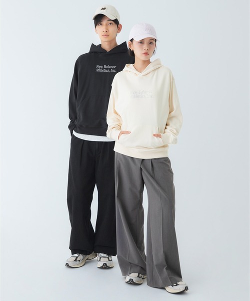 NEW BALANCE(ニューバランス)の「Athletics クラシックスフーディ(パーカー・メンズ・ブラック/ライトベージュ・SMALL/MEDIUM/LARGE/X-LARGE/XX-LARGE)」の20枚目の写真
