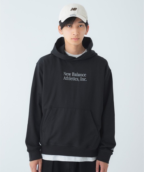 NEW BALANCE(ニューバランス)の「Athletics クラシックスフーディ(パーカー・メンズ・ブラック/ライトベージュ・SMALL/MEDIUM/LARGE/X-LARGE/XX-LARGE)」の18枚目の写真