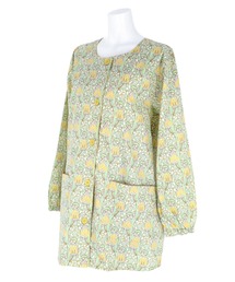 NAIGAI（ナイガイ）の「LICIE MADE WITH LIBERTY FABRIC 綿100% 40ブロード イスミニ 前ボタン 割烹着 スモックエプロン 70551009（エプロン）」