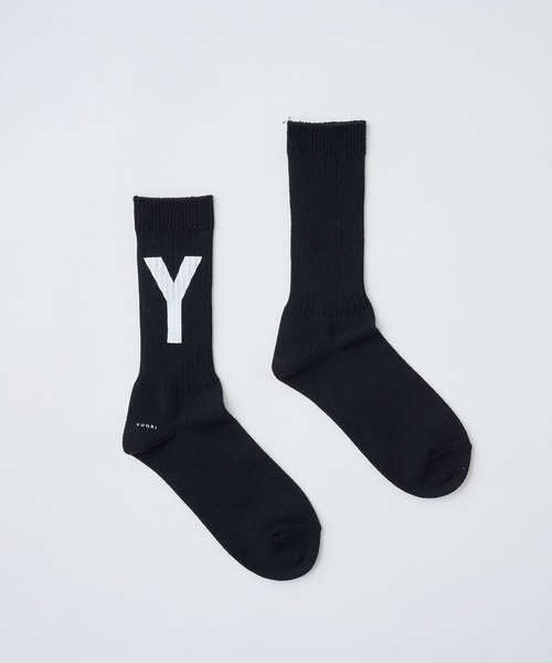 YUQRI(ユクリ)の「【YUQRI】Paint Y(ソックス/靴下・メンズ・ブラック/ホワイト系その他2/ホワイト系その他3/ホワイト・L/M/S)」の20枚目の写真