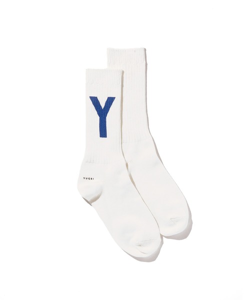YUQRI(ユクリ)の「【YUQRI】Paint Y(ソックス/靴下・メンズ・ブラック/ホワイト系その他2/ホワイト系その他3/ホワイト・L/M/S)」の15枚目の写真