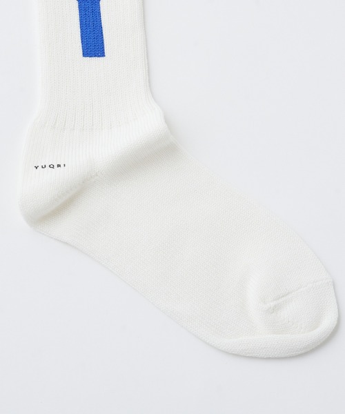 YUQRI(ユクリ)の「【YUQRI】Paint Y(ソックス/靴下・メンズ・ブラック/ホワイト系その他2/ホワイト系その他3/ホワイト・L/M/S)」の18枚目の写真
