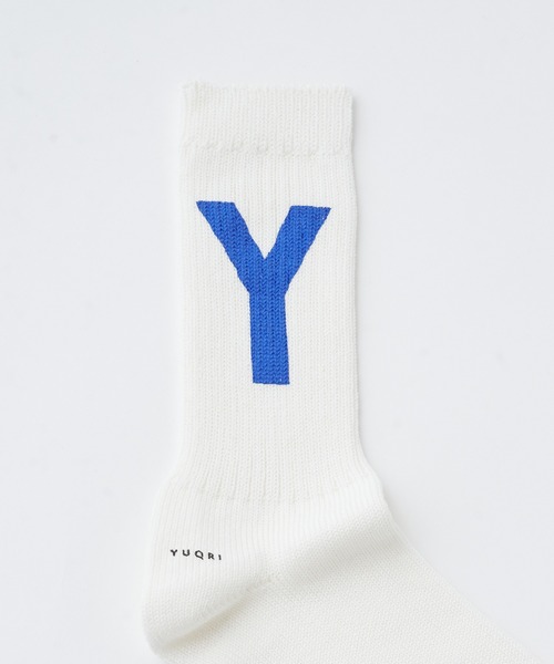 YUQRI(ユクリ)の「【YUQRI】Paint Y(ソックス/靴下・メンズ・ブラック/ホワイト系その他2/ホワイト系その他3/ホワイト・L/M/S)」の17枚目の写真