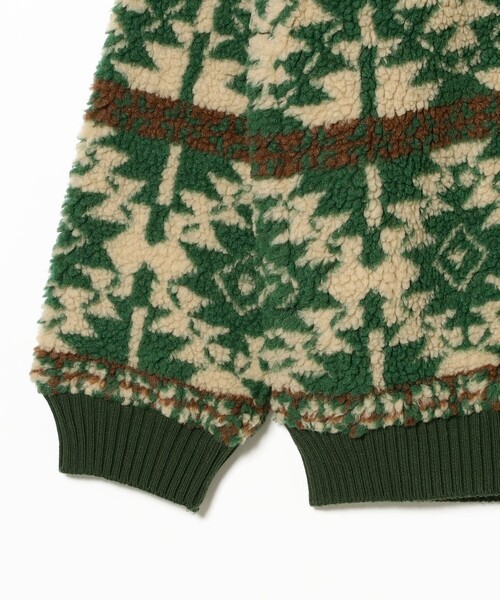 BEAMS PLUS（ビームスプラス）の「ボア ジャカード カーディガン（スウェット・メンズ・ブラウン/グリーン・XL/L/M/S）」の11枚目の写真