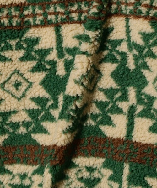 BEAMS PLUS（ビームスプラス）の「ボア ジャカード カーディガン（スウェット・メンズ・ブラウン/グリーン・XL/L/M/S）」の14枚目の写真