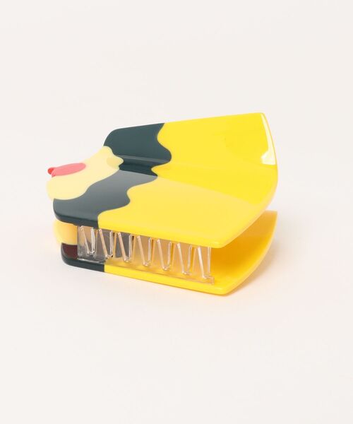 Fun & Daily（ファンアンドデイリー）の「F&D : プリンアクリルヘアクリップ（バレッタ/ヘアクリップ・レディース・イエロー・FREE）」の2枚目の写真