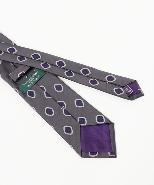 セール】Seaward & Stearn / シルク 小紋柄 ジャカード ネクタイ