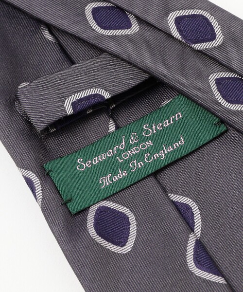 セール】Seaward & Stearn / シルク 小紋柄 ジャカード ネクタイ