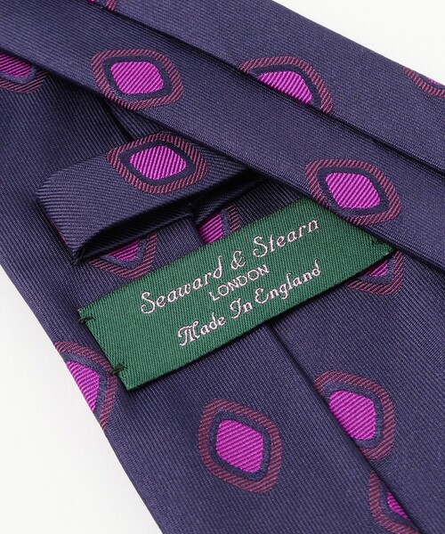 セール】Seaward & Stearn / シルク 小紋柄 ジャカード ネクタイ