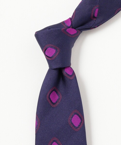 セール】Seaward & Stearn / シルク 小紋柄 ジャカード ネクタイ