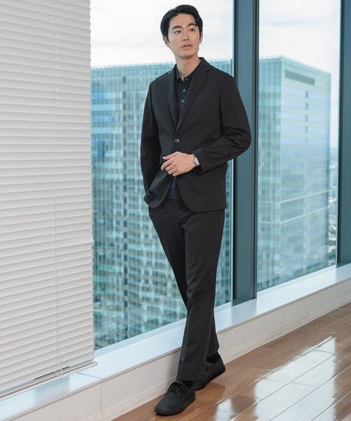 GLOBAL WORK（グローバルワーク）の「アーバンスラックス/ストレッチ/523867（スラックス・メンズ・チャコールグレー/ブラック/オリーブ/ネイビー・S/M/L/XL）」の5枚目の写真