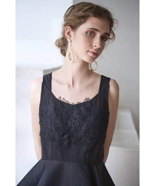 Estella.K(エステラケー)の「Bianca Lace Top フロントレースペプラムTOP(シャツ/ブラウス・レディース・ホワイト/ブラック・FREE)」の12枚目の写真