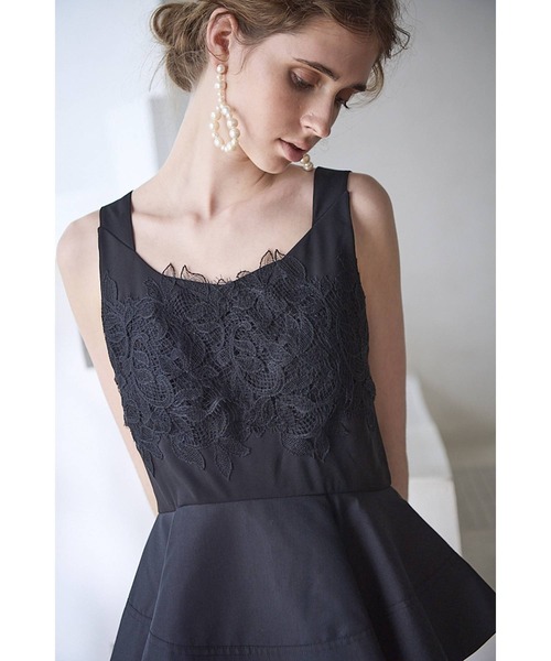 Estella.K(エステラケー)の「Bianca Lace Top フロントレースペプラムTOP(シャツ/ブラウス・レディース・ホワイト/ブラック・FREE)」の16枚目の写真