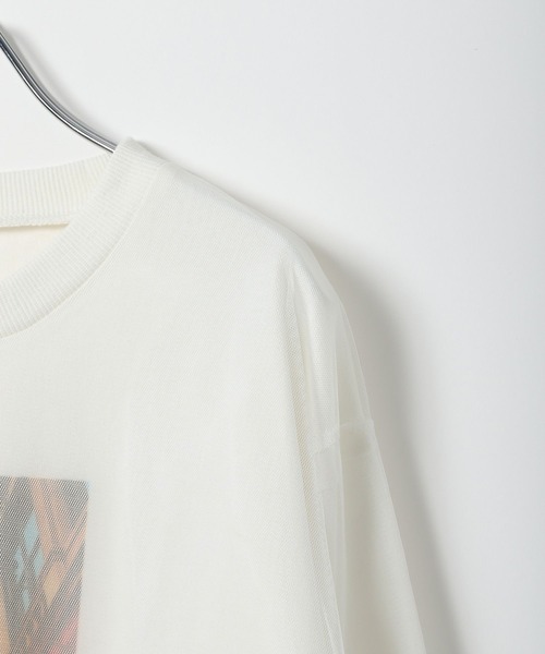 PBLIM(ページボーイリム)の「《UNISEX》チュールカサネロンT(Tシャツ/カットソー・レディース・オフホワイト/ベージュ・MEDIUM/LARGE)」の10枚目の写真