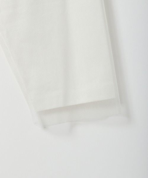 PBLIM(ページボーイリム)の「《UNISEX》チュールカサネロンT(Tシャツ/カットソー・レディース・オフホワイト/ベージュ・MEDIUM/LARGE)」の11枚目の写真