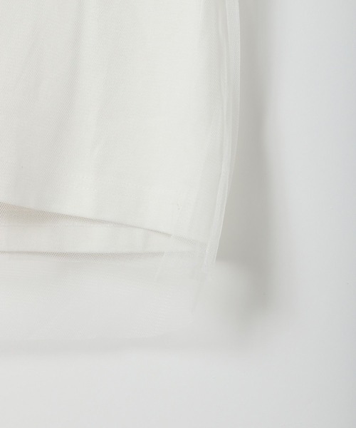 PBLIM(ページボーイリム)の「《UNISEX》チュールカサネロンT(Tシャツ/カットソー・レディース・オフホワイト/ベージュ・MEDIUM/LARGE)」の12枚目の写真