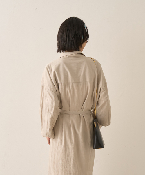 Rouge vif（ルージュヴィフ）の「カシュクール2WAYワンピース（ワンピース・レディース・チャコールグレー/ベージュ・フリー）」の19枚目の写真