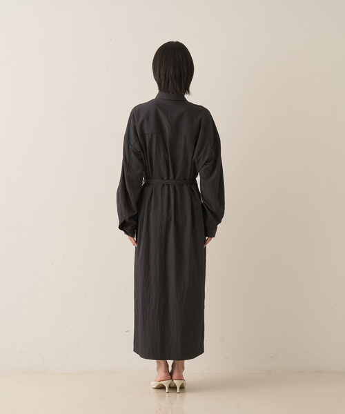 Rouge vif（ルージュヴィフ）の「カシュクール2WAYワンピース（ワンピース・レディース・チャコールグレー/ベージュ・フリー）」の22枚目の写真